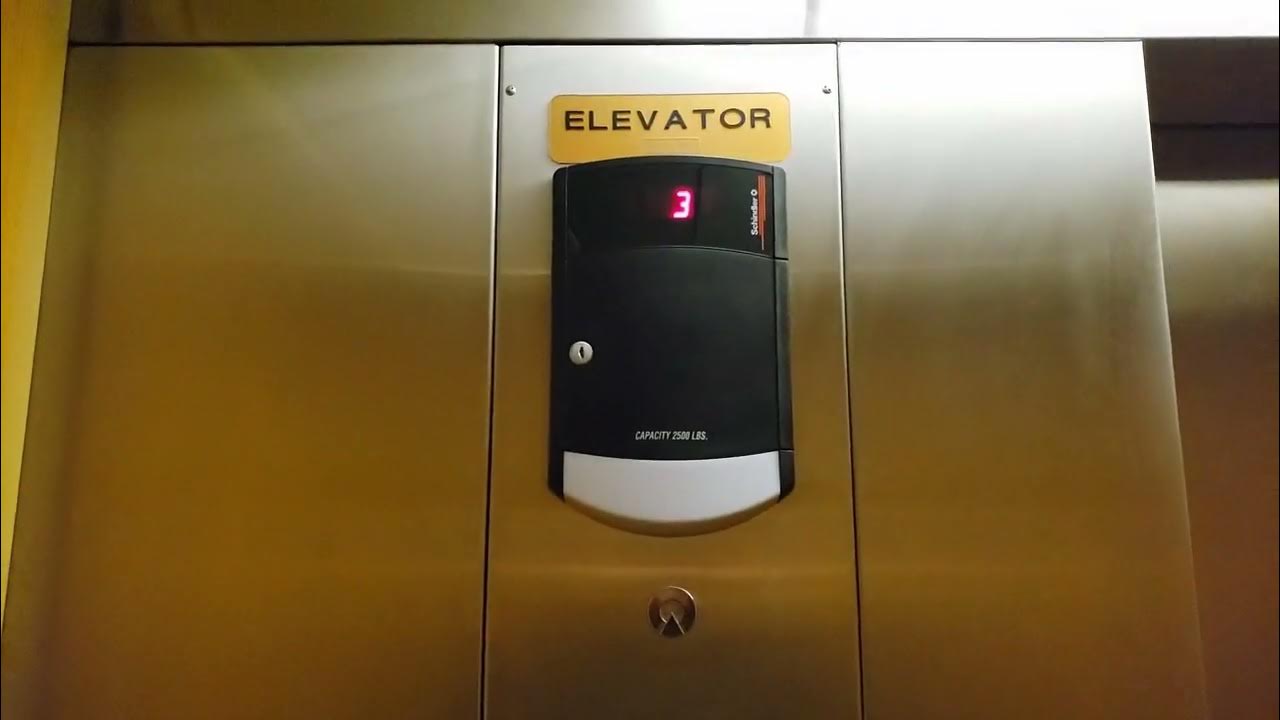 LOW PITCHED Schindler HT 330A Hydraulic Elevator AmericInn, Garden