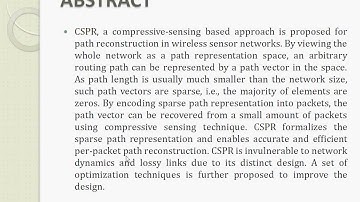 Path Reconstruction in Dynamic Wireless Sensor Networks Using Compressive Sensing