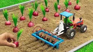 diy mini tractor making agriculture Rotavator machine for onion farming plough machine ​⁠