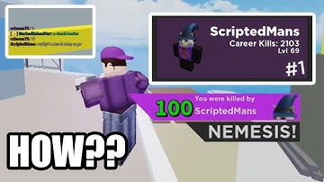 Hacker On Purple Team? BANNED! | ROBLOX ARSENAL