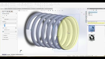 5 car Rocker arm backing spring Solidworks 2016