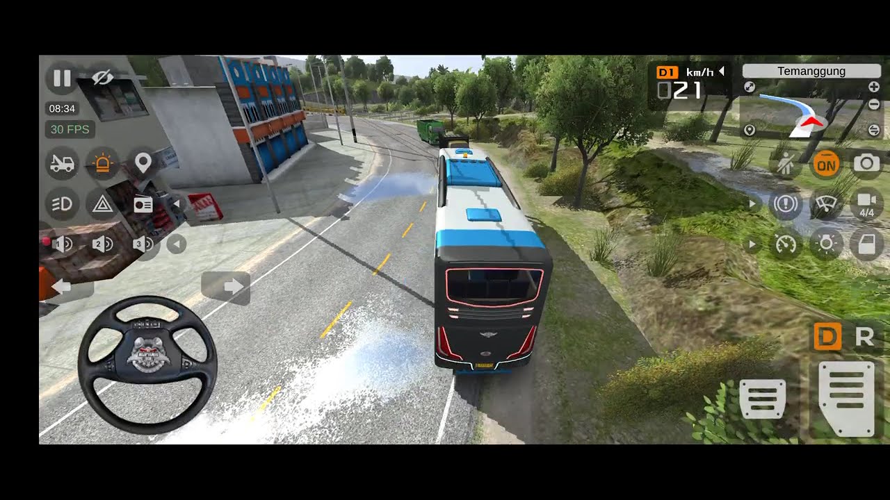 যাত্রী নিতে গিয়ে একি অবস্থা! 😱 | BUSSID Funny Gameplay
