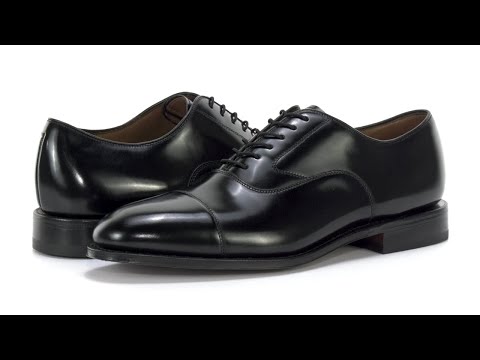 Johnston & Murphy Melton Classic Dress Cap Toe Oxford SKU: 7144819 - YouTube
