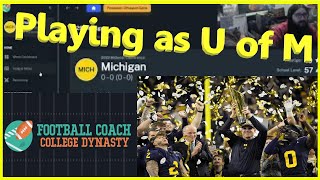 College Dynasty! Going for National Title! 6th Year Playing as Michigan! by IZZYD3XtEr Gaming 23 views 1 month ago 1 hour, 17 minutes