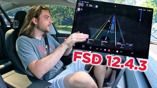 FSD is Hands-Free!! | FSD 12.4.3 Test Drive
