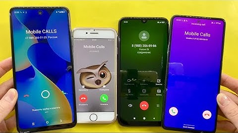 Android vs iOS/ Tecno Spark GO, iPhone 7, Redmi Note 7, Samsung Galaxy A51/ Incoming, Outgoing Calls