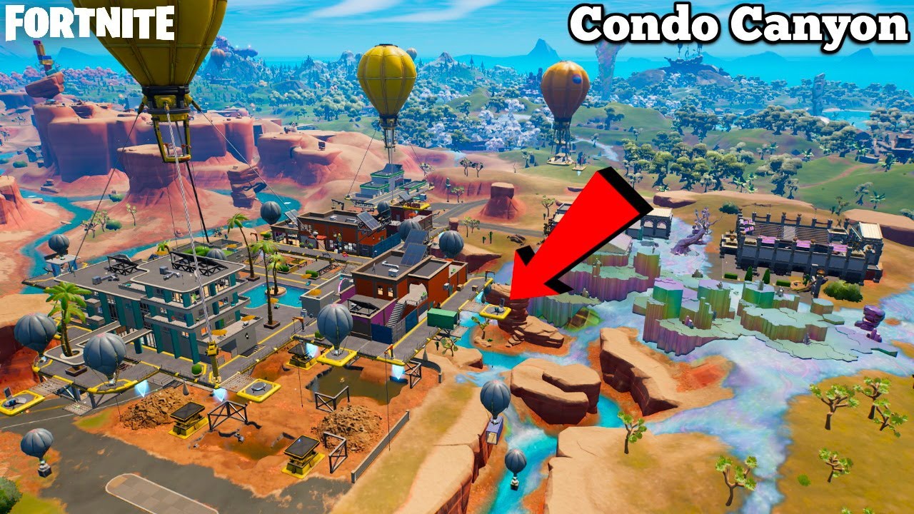 Where is Cloudy Condos in Fortnite Chapter 3 Season 4?