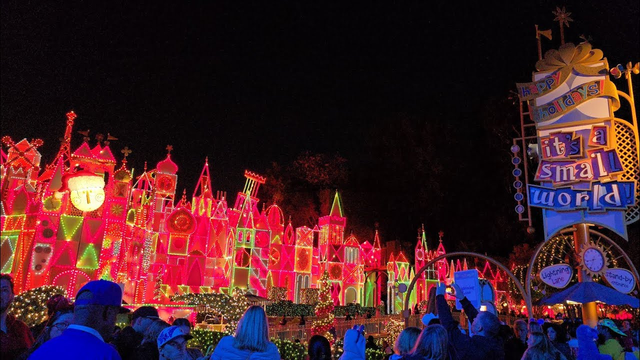 FULL ✨ Holiday Magic Meets Nutcracker 🎄 Fireworks at It's a Small World #disneyland #Nutcracker