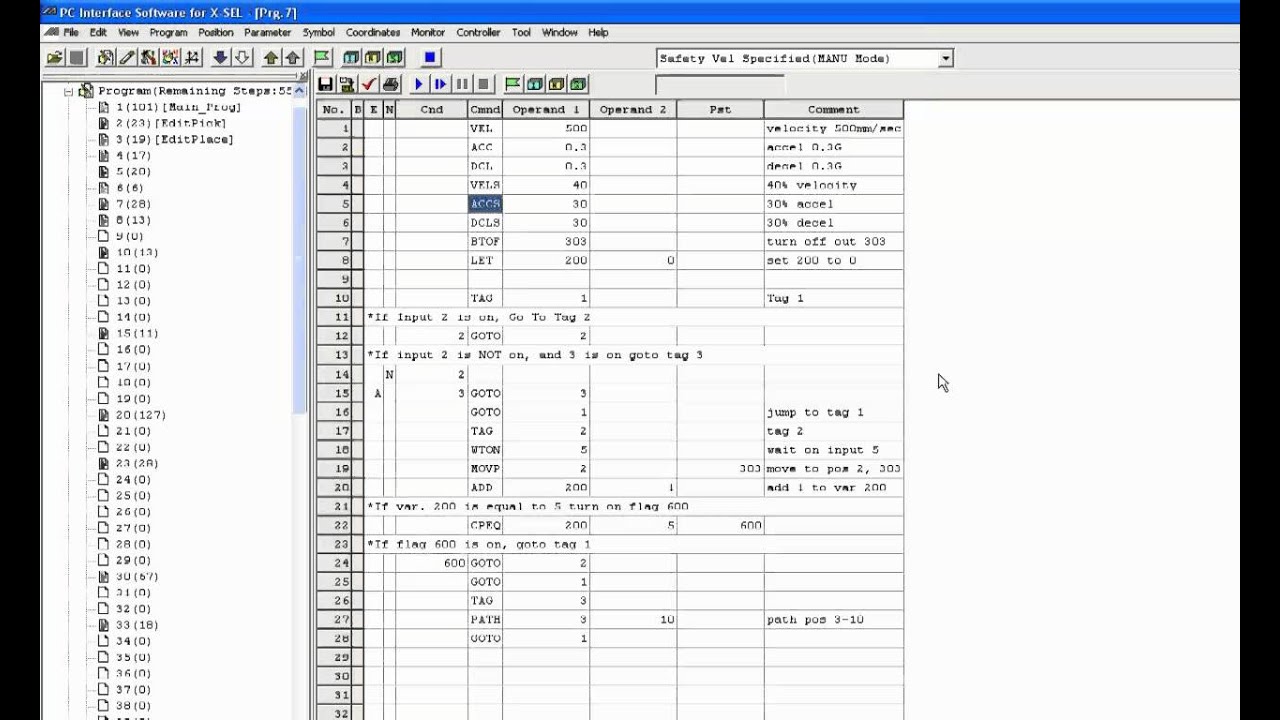 iai xsel controller software