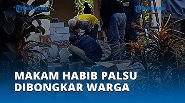 Viral Makam Habib Palsu di Pemalang Dibongkar Warga Sampai Rata dengan Tanah