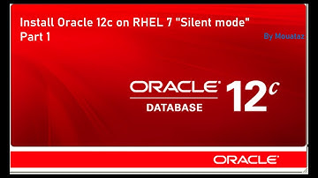 #ORACLE 12c PART 1 : INSTALL ON RHEL 7 "SILENT MODE", STEP by STEP WITHOUT GUI.