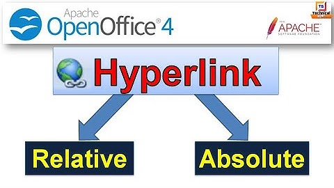 Open office hyperlink | relatieve en absolute hyperlinks