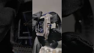 Shining Moissanite Watch With Multiple Colors To Choose From