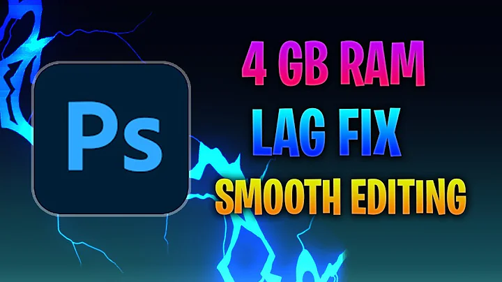 Fix Photoshop Lag all Versions 2022 | 4GB Ram lag fix | TechyUltra
