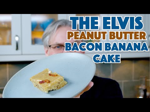 🔵 The 'Elvis' Peanut Butter Banana & Bacon Sheet Cake Recipe || Glen & Friends Cooking