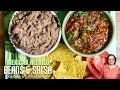 Mexican Refried Beans and Salsa | Recipe for Mexican Refried Beans and Salsa