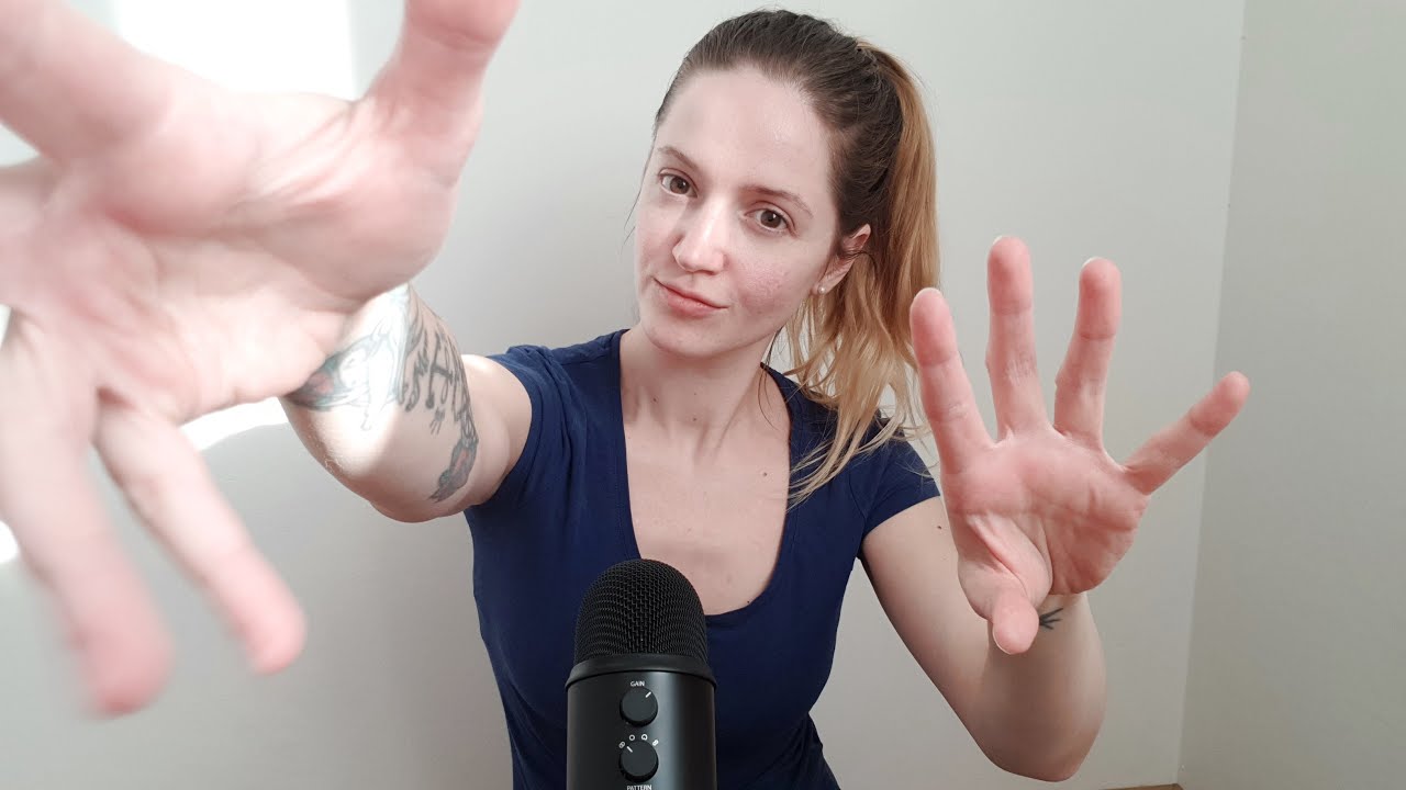 ASMR pure hand sounds and personal attention to calm you down   whispering for sleep