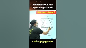 ❓ Only 1% Can Count Correctly | Triangle Puzzle Challenge || Q.15 #rishisir