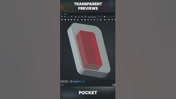 New in FreeCAD: Transparent previews #shorts