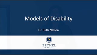 Models of Disability