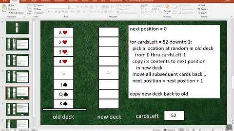 How to solve programming problems (and shuffle cards)