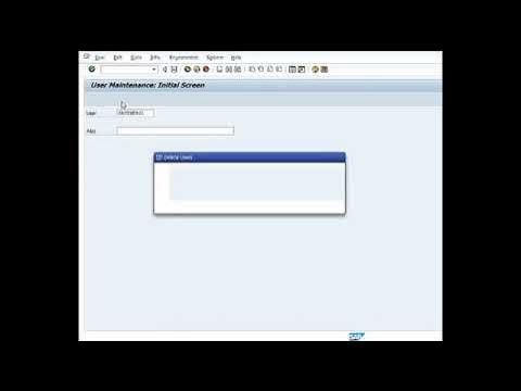 How to delete user in sap - YouTube