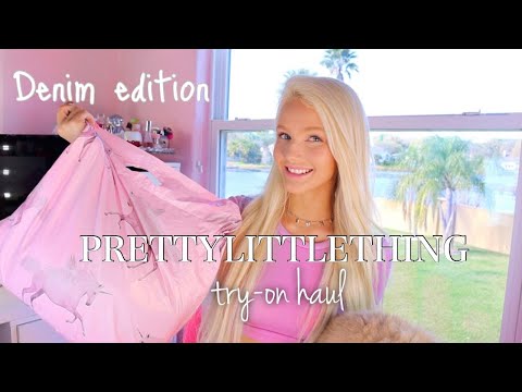 PRETTYLITTLETHING DENIM TRY ON HAUL | LINSEY99