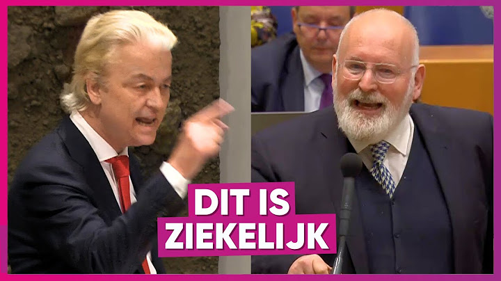 Harde clash Geert Wilders en Frans Timmermans