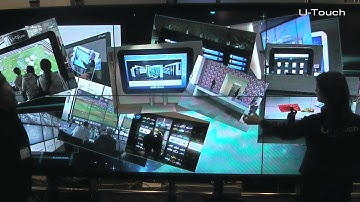 U-Touch 3x2 (153") True Multi-Touch Interactive Video Wall