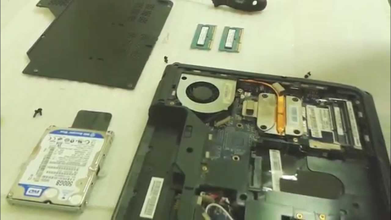 Как разобрать ноутбук леново g560 How to disassemble the Lenovo G560, replace the memory, hard drive, fan cleanup 