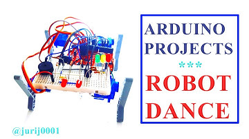 Robot dance. Arduino projects for beginners.