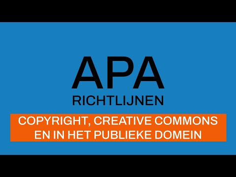 APA-richtlijnen 7e editie: