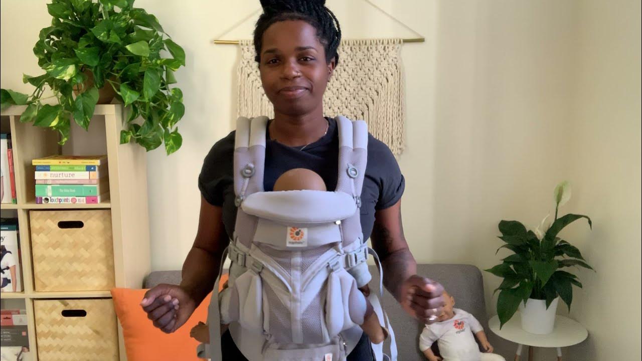 How to Put on My Ergobaby Carrier (Using the Tshirt Method) YouTube