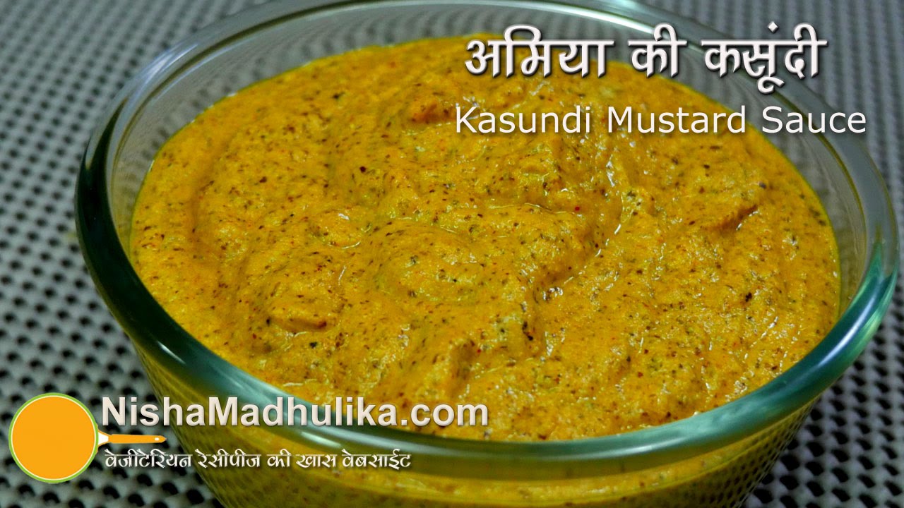 Mango Mustard Chutney Recipe - Kasundi Mustard Sauce - Bengali Mustard Sauce | Nisha Madhulika