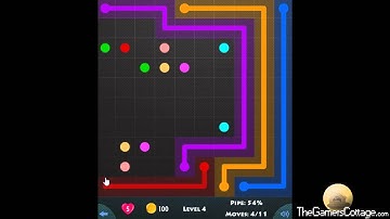 Flow Game Level - 544 [10x10] Mania Connect the Dots