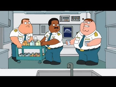 Peter becomes a Flight Attendant