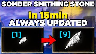 *NEW* Fastest Somber Smithing Stone 1 to 9 Location Guide without Volcano Manor Jump! Resimi