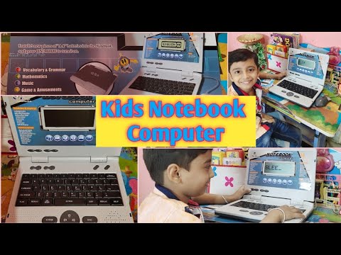 Kids Notebook Computer// Unboxing// Mathematics Grammer Music Learning laptop// 30fun activities