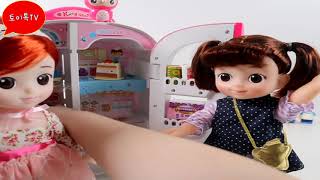 콩순이 냉장고 콩콩이가 냉장고를 어지럽히다니 히잉 Kongsuni Speaking Refrigerator Unboxing -토이톡Tvtoy Talk Tv