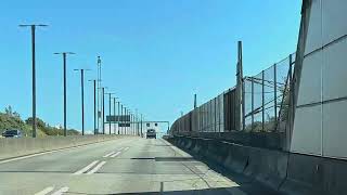 Driving from Copenhagen, Denmark to Malmo, Sweden, using the Øresund Bridge. 🚘🌉