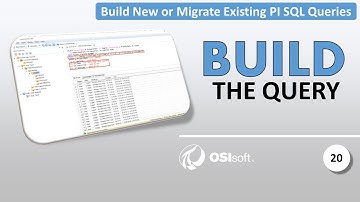 Build New or Migrate Existing PI SQL Queries: Build the Query