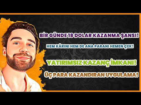 1 GÜN 18 DOLAR DOLAR KAZANMA ŞANSI!  - YATIRIMSIZ KAZANÇ ! | İnternetten Para Kazanma Yolları 2023