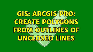GIS: ArcGIS Pro: Create polygons from outlines of unclosed lines (2 Solutions!!)