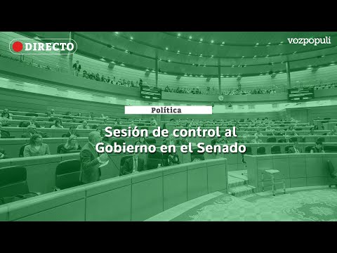 🔴 EN DIRECTO | Sesión de control al Gobierno en el Senado