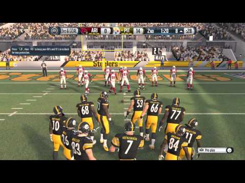 Madden NFL 16 - Cardinals vs Steelers FULL MATCH (60fps 1080p) | EA Access