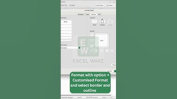 How to Create Auto Borders in Excel? Excel Tips! #excel