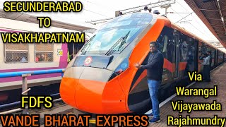 SAFFRON VANDE BHARAT EXPRESS || SECUNDERABAD - VISAKHAPATNAM || TAMIL TRAVEL VLOG || 4K FULL HD