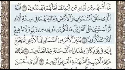 سورة السجدة الصفحة 415 من الاية 1 الى 11 عبدالباسط عبدالصمد مجود