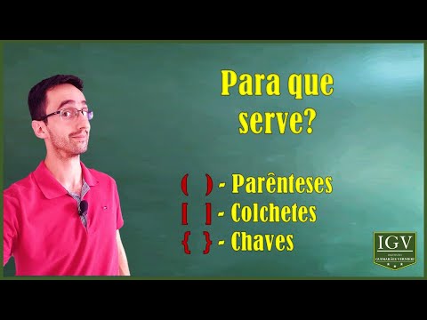 Vídeo: Para que são usados os colchetes?