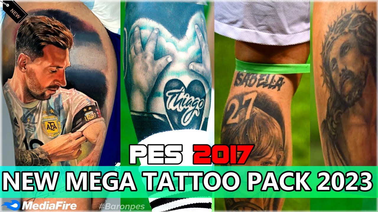 PES 2017 RT Tattoo Pack 2021 Update V1  PES Patch
